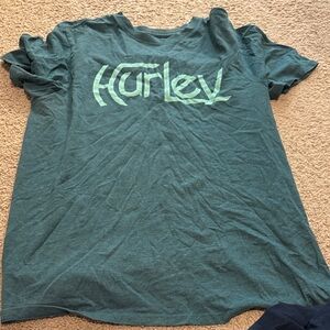 Hurley Teal Graphic Tee